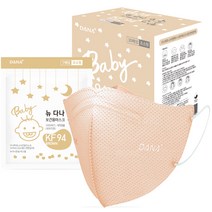 다나마스크 뉴다나온숨 다나하모니스타일 마스크 초소형 KF94, 연한갈색, 30매입, 1개