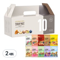 자연루 투데이넛 너트한줌 10종 x 3p 세트, 600g, 2세트