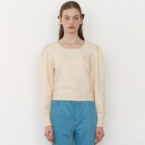 여성용 SQUARE NECK PUFF SLEEVE 니트