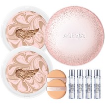 에이지투웨니스 스파클케이스   리필 12.5g x 2p   앰플 10ml x 4p, 핑크베이지(21호), 1세트