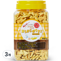 비스코티 애견비스켓, 밀크앤치즈, 3개