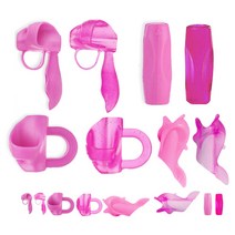 영아트 연필 글씨교정기 8종 x 2p, 핑크, 1세트