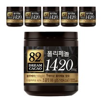 롯데제과 드림카카오 82% 폴리페놀 초콜릿, 86g, 6개