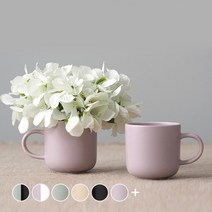 보울보울 레트로라인 머그컵 320 ml, 라벤더바이올렛, 2개입