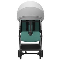 와이업 기내반입 지니 제로2 휴대용 유모차, 프레임(블랙), 시트(아쿠아), 캐노피(화이트)
