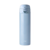 COUP 스테인레스 원터치 텀블러, 블루, 470ml