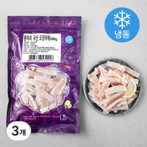 알찬해 통마리 손질 국산 오징어채 (냉동), 300g, 3개
