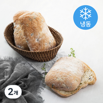 더브레드블루 매콤한 치아바타 3개입 (냉동), 540g, 2개