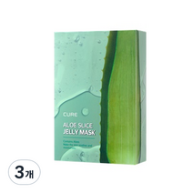 김정문알로에 라 센스 로에 큐어 알로에 슬라이스 젤리 마스크팩 300ml, 10개입, 3개