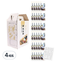 필레오 메세지 한약 봉투 세트, 울릉도체 남자친구버전, 4세트