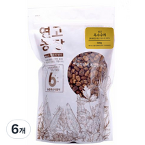 연고농장 볶은 옥수수차, 500g, 6개