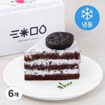 삼초마을 쿠앤크 조각케이크 (냉동), 75g, 6개