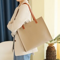 프롬헤븐 여성 레어비 데일리 심플스퀘어 숄더백