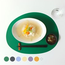 에이드엘 빅블 실리콘 테이블매트, 그린, 407 x 320mm