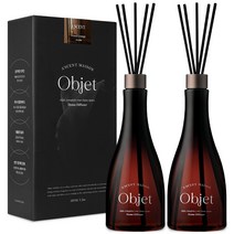 에이센트 오브제 대용량 디퓨저 500ml 2p + 스틱 10p 세트, 우드라운지, 1세트
