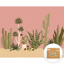 아트조이 물감 2배 DIY 명화그리기 40 x 50 cm, 선인장 정원