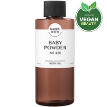 해피바스 오리지널 컬렉션 바디오일 베이비파우더, 1개, 250ml