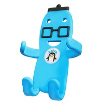 신풍산업 차량용 송풍구 핸드폰 거치대, 1개, 블루군