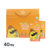 꼬샤꼬샤 홍삼배즙 스탠딩 파우치형, 40개입, 110ml