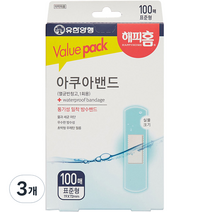 해피홈 방수 아쿠아밴드 표준형 100개입, 3개