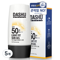 다슈 데일리 라이트 핏 선젤 50+ PA++++, 50ml, 5개