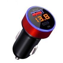 에이스피드 QC3.0 차량용 고속 충전기 시거잭 PD, 혼합색상, b72