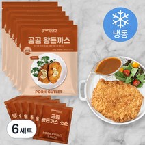 곰곰 왕돈까스 330g + 소스 150g (냉동), 480g, 6세트