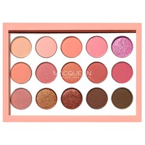 맥퀸뉴욕 1001톤온톤섀도우팔레트 코랄에디션, 혼합 색상, 1개