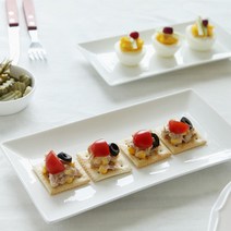 프렐류드 네오본 직사각접시 2종 세트, 1세트, 23cm + 26cm