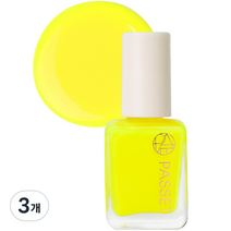 파셋 셀럽 네일 폴리쉬 매니큐어, 56 네온옐로우, 7ml, 3개