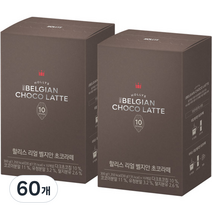 할리스커피 리얼 벨지안 초코 라떼 분말스틱, 30g, 10개입, 6개