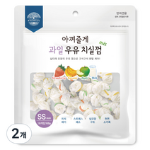 아껴줄게 강아지 과일 우유 치실껌 SS 18p, 딸기, 바나나, 사과, 2개