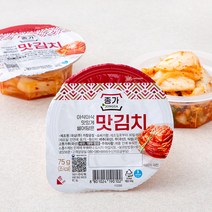 종가 아삭아삭 맛있게 썰어담은 맛김치, 75g, 3개