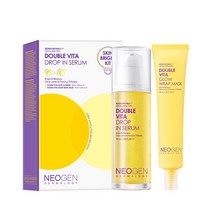 네오젠 더마로지 더블 비타 드롭 인 세럼 50ml + 글로우 랩 마스크 40ml 세트, 1세트