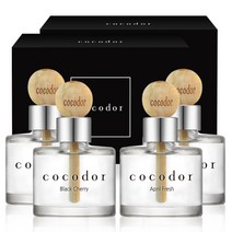 코코도르 우드볼 차량용디퓨저 50ml 2개입, 베스트 1호(블랙체리, 에이프릴 프레쉬), 2세트