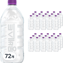 몽베스트 위드어스 무라벨 생수, 72개, 1L
