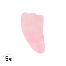 에이치콥 로즈쿼츠 괄사 마사지기 기본디자인, 핑크 오리발, 5개