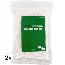 스위트영 자일리톨 러브 캔디 500g, 2개
