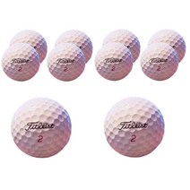 타이틀리스트 PRO V1X 4피스 로스트볼 특A+급, 화이트, 10개입
