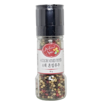 내츄럴스파이스 4색 혼합 후추 그라인더, 55g, 1개