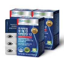뉴트리디데이 프리미엄 루테인 지아잔틴12, 30캡슐, 3개