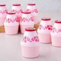 빙그레 딸기맛 우유, 240ml, 8개