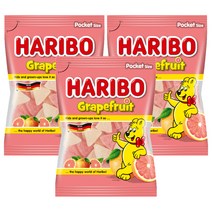 하리보 그레이프 프루트 젤리, 100g, 3개