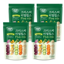 크리스피 리얼칩스 5믹스, 120g, 4개