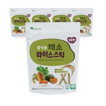 또또맘 유기농 채소 라이스스틱 20g, 5개입