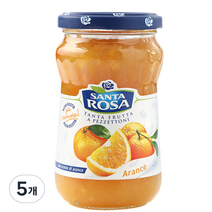 산타로사 오렌지마말레이드잼, 350g, 5개
