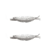스틸 정리 링 커튼집게 38cm, 실버(깃털), 2개