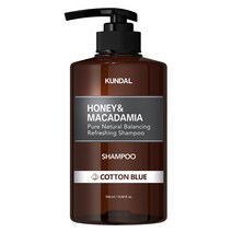 쿤달 네이처 샴푸 코튼블루향, 500ml, 1개