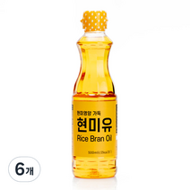 현미영양 가득 현미유, 500ml, 6개