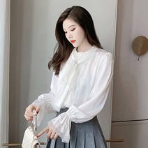포플러앤씨 줄렌 리본 블라우스
